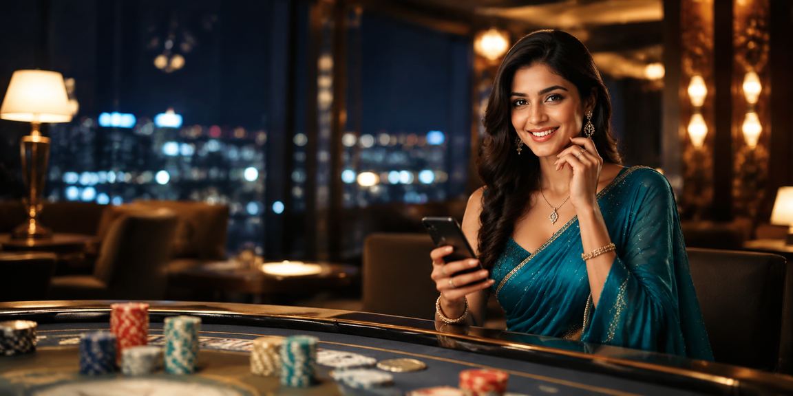 Player enjoying Andar Bahar mobile casino on MG Road in Bangalore
